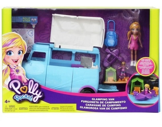 Polly pocket glamping store van